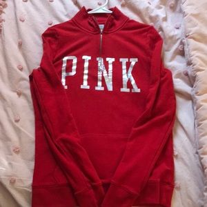 VS Pink Half zip-up, Ohio State Buckeyes